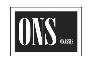 ONS BY ONASSIS NEW YORK logo