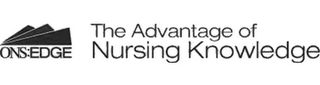 ONS:EDGE THE ADVANTAGE OF NURSING KNOWLEDGE logo