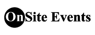 ONSITE EVENTS logo