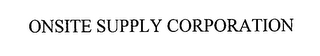 ONSITE SUPPLY CORPORATION logo