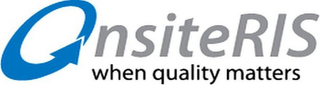 ONSITERIS WHEN QUALITY MATTERS logo