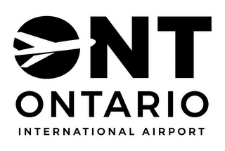 ONT ONTARIO INTERNATIONAL AIRPORT logo