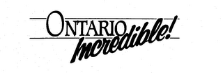 ONTARIO INCREDIBLE! logo