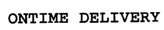 ONTIME DELIVERY logo