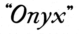 "ONYX." logo