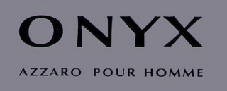 ONYX AZZARO POUR HOMME logo