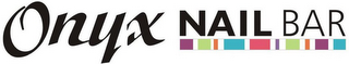 ONYX NAIL BAR logo