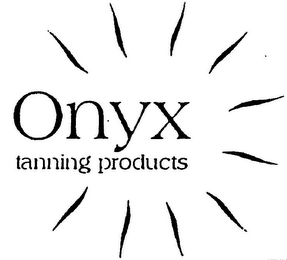 ONYX TANNING PRODUCTS logo