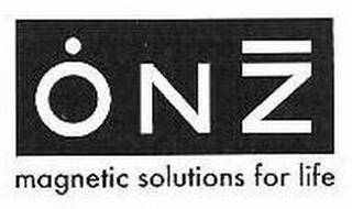 ONZ MAGNETIC SOLUTIONS FOR LIFE logo