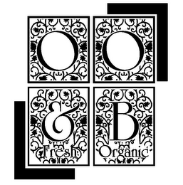 OO & B FRESH ORGANIC logo