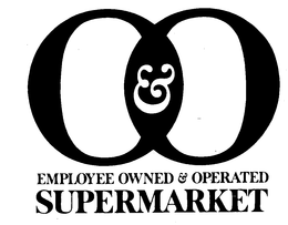 O&O EMPLOYEE OWNED & OPERATED SUPERMARKET logo