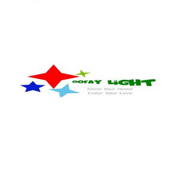 OOFAY LIGHT SHINE YOUR HOME COLOR YOUR LOVE logo