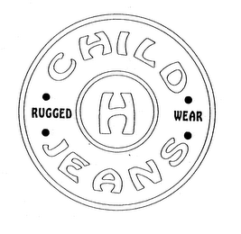 OOH CHILD JEANS RUGGED WEAR logo