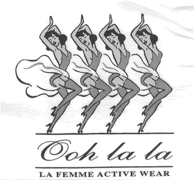 OOH LA LA LA FEMME ACTIVE WEAR logo