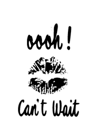 OOOH! CAN'T WAIT logo