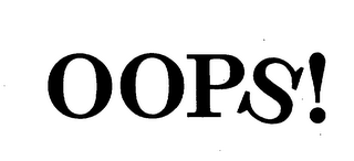 OOPS! logo