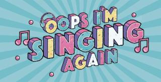 OOPS I'M SINGING AGAIN logo
