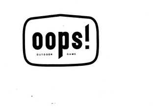 OOPS! OUTDOOR GAME logo