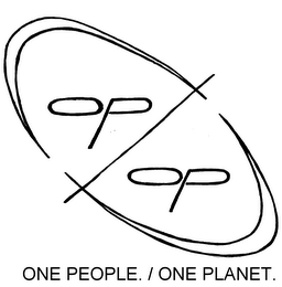 OP ONE PEOPLE. / ONE PLANET. logo