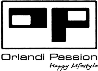 OP ORLANDI PASSION HAPPY LIFESTYLE logo