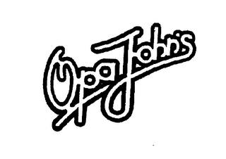 OPA JOHN'S logo