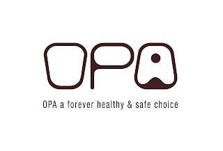 OPA OPA A FOREVER HEALTHY & SAFE CHOICE logo