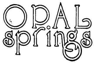 OPAL SPRINGS logo