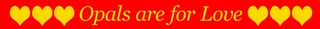 OPALS ARE FOR LOVE logo