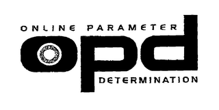 OPD ONLINE PARAMETER DETERMINATION logo