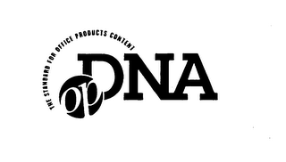 OPDNA THE STANDARD FOR OFFICE PRODUCTS CONTENT AND DESIGN logo