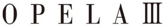 OPELA III logo