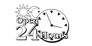 OPEN 24 HOURS logo