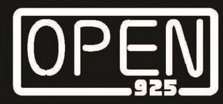 OPEN 925 logo