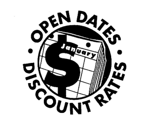 OPEN DATES DISCOUNT RATES logo