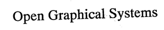 OPEN GRAPHICAL SYSTEMS logo
