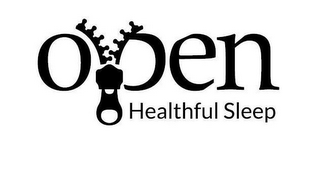 OPEN HEALTHFUL SLEEP logo