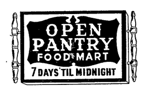 OPEN PANTRY FOOD MART 7 DAYS 'TIL MIDNIGHT logo