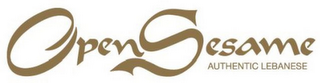 OPEN SESAME AUTHENTIC LEBANESE logo