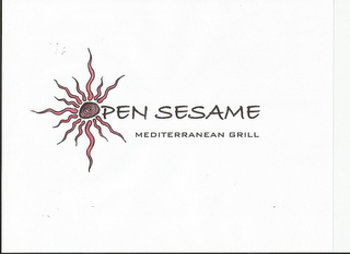 OPEN SESAME MEDITERRANEAN GRILL logo