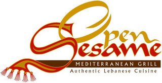 OPEN SESAME MEDITERRANEAN GRILL AUTHENTIC LEBANESE CUISINE logo