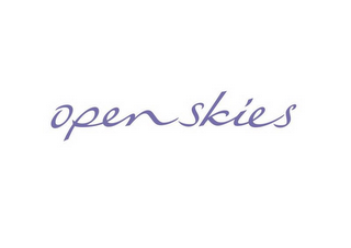 OPEN SKIES logo