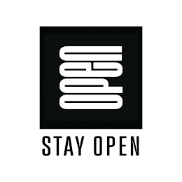 OPEN STAY OPEN logo