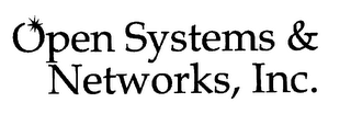 OPEN SYSTEMS & NETWORKS, INC. logo
