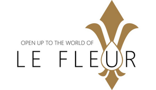 OPEN UP TO THE WORLD OF LE FLEUR logo