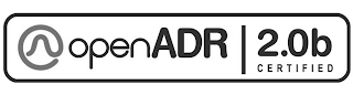 OPENADR 2.0B CERTIFIED logo