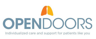 OPENDOORS INDIVIDUALIZED CARE AND SUPPORT FOR PATIENTS LIKE YOU logo
