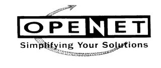 OPENET SIMPLIFYING YOUR SOLUTIONS logo