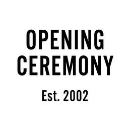 OPENING CEREMONY EST. 2002 logo