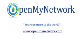 OPENMYNETWORK "YOUR RESOURCE TO THE WORLD" WWW.OPENMYNETWORK.COM logo