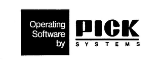 OPERATING SOFTWARE BY PICK SYSTEMS logo